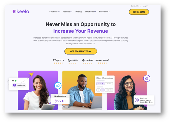 10. Keela home page