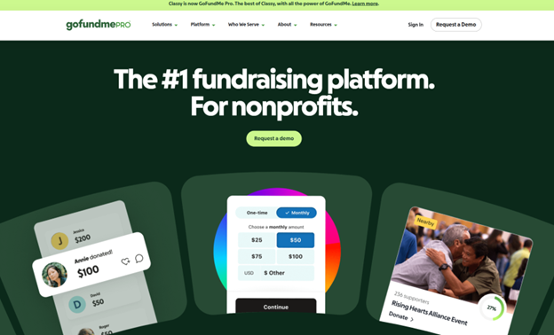12. Classy home page