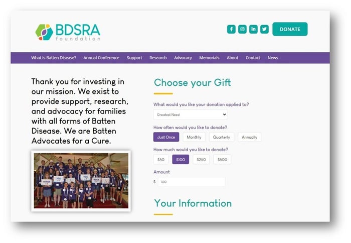 BDSRA donate form-1