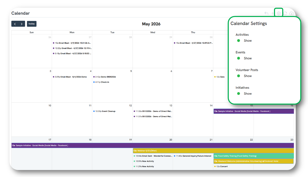 Calendar