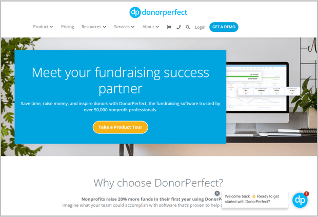 Explore DonorPerfect, one of the best nonprofit CRMs for generating custom reports.