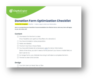 donation form worksheet