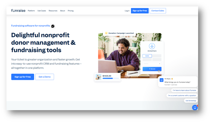 funraise, a crm for mobile-first fundraising