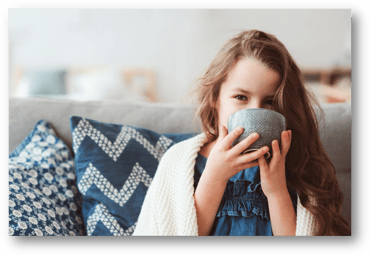 child drinking tea to signify nonprofits recovering from a crisis